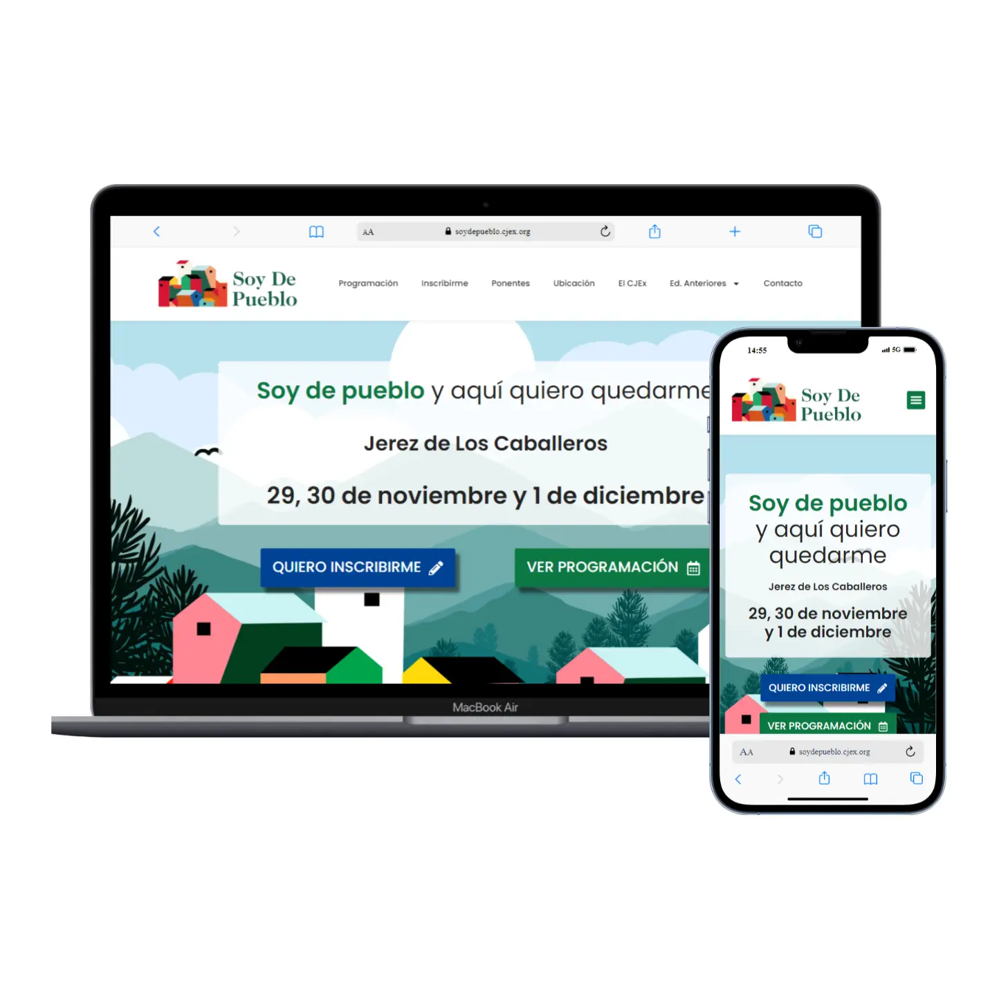 Diseño web para eventos y seminarios