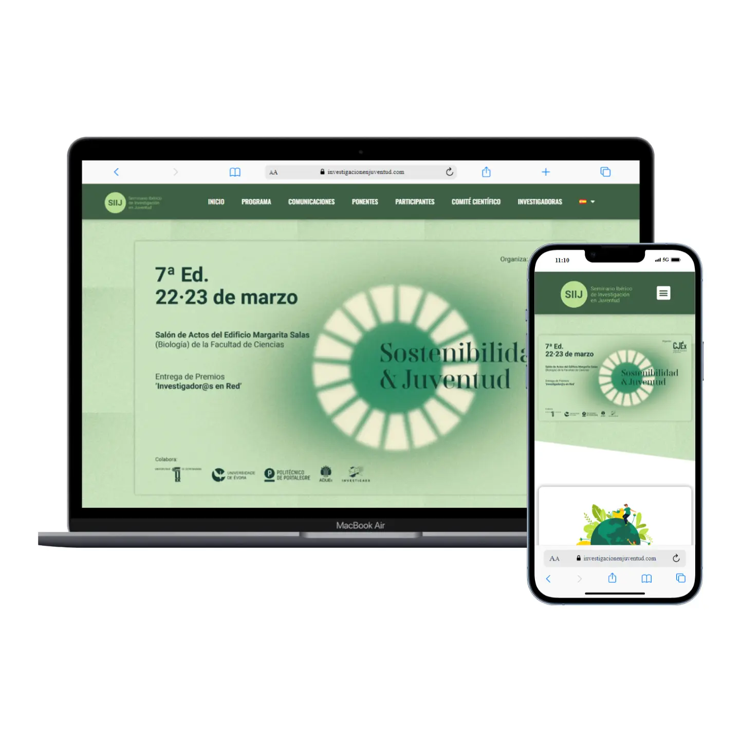 Diseño web para eventos y seminarios