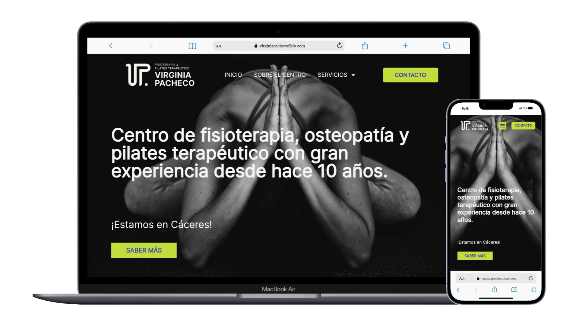 Diseño web fisioterapeutas