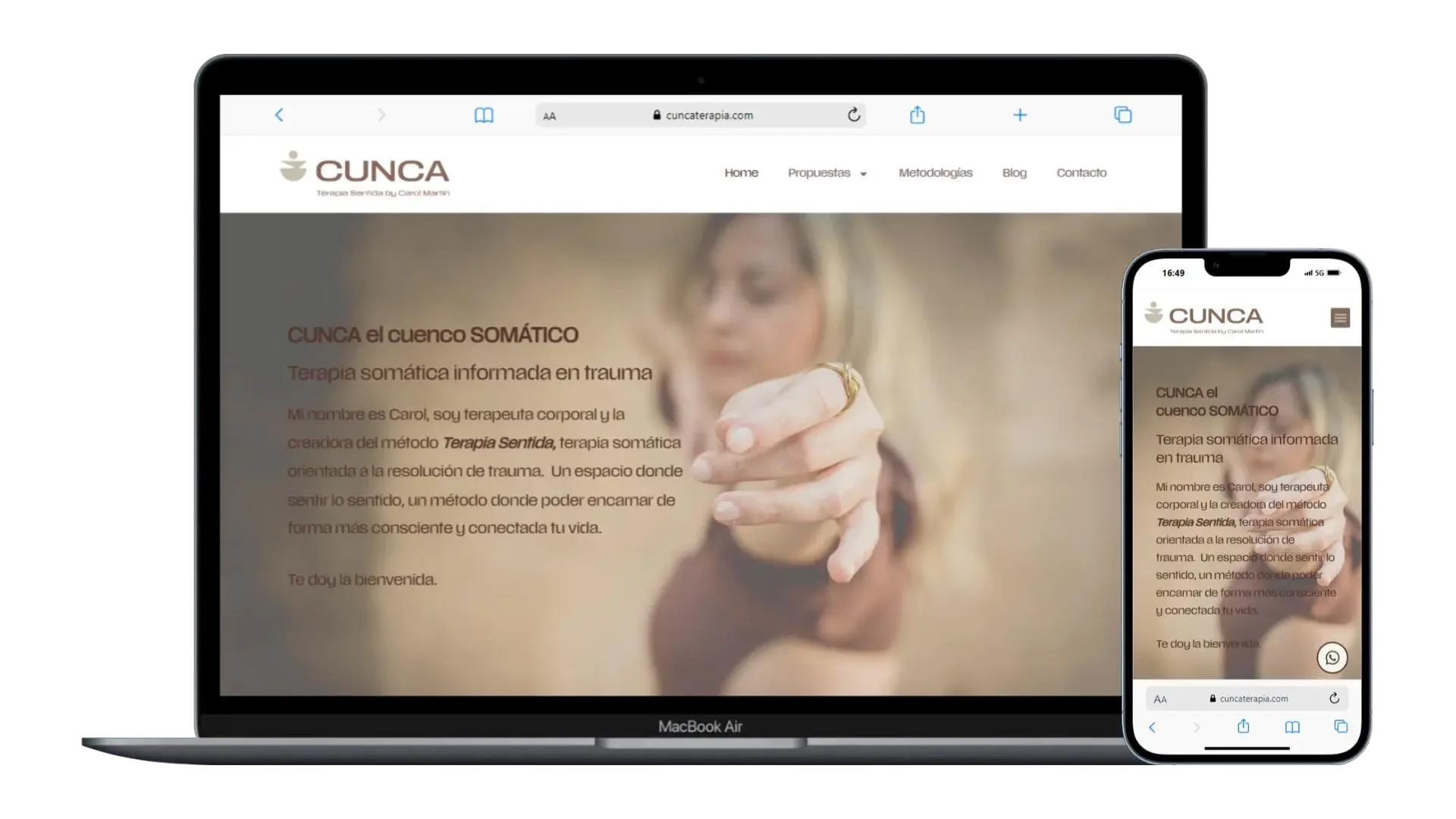 Diseño web terapeuta